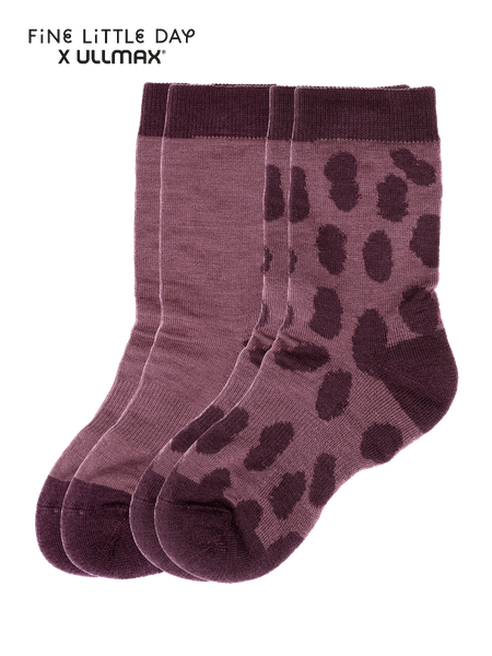 Mossa Wool Sock Kids 2-P