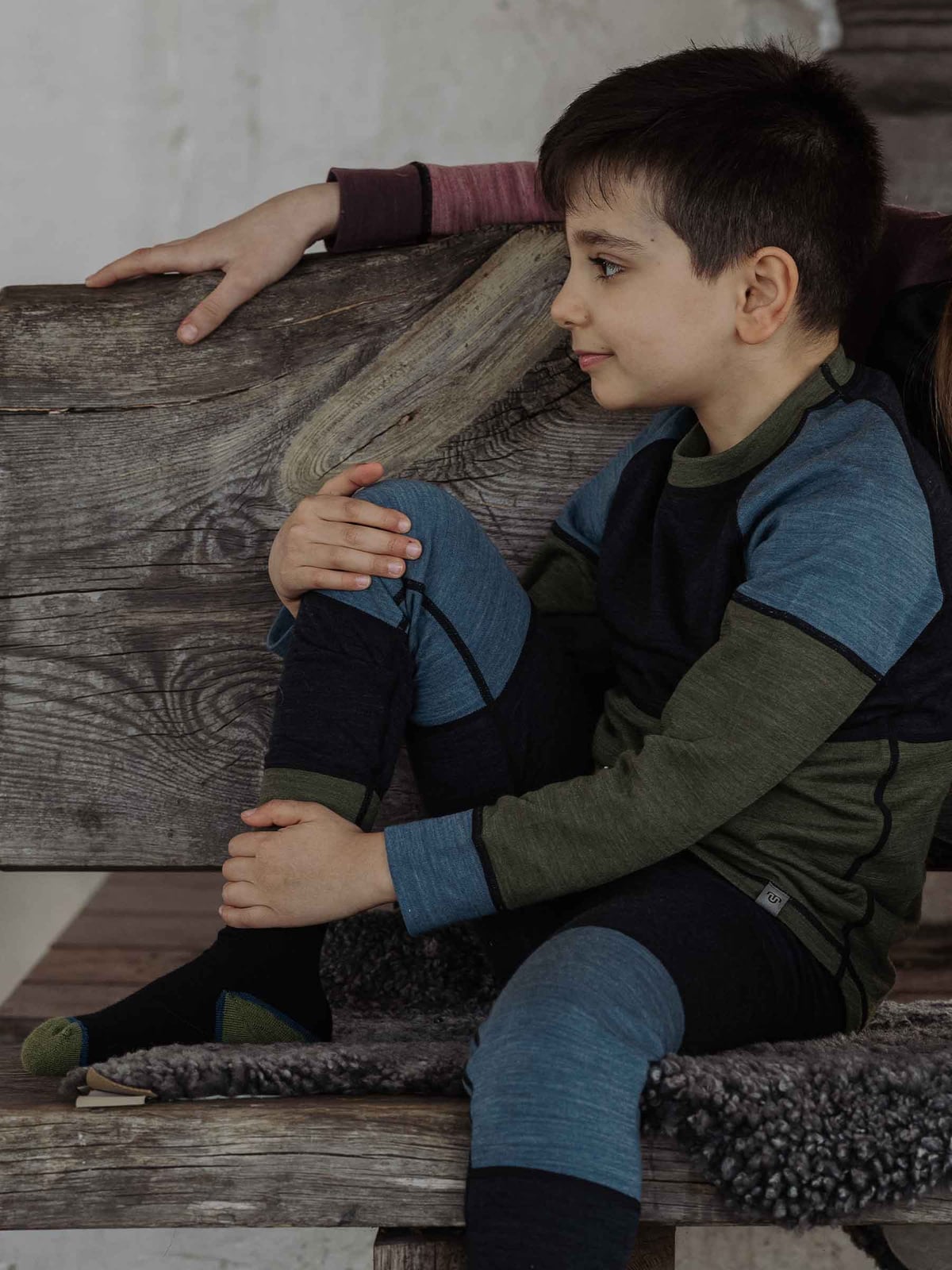 Vedby Wool Sock Kids 2-P