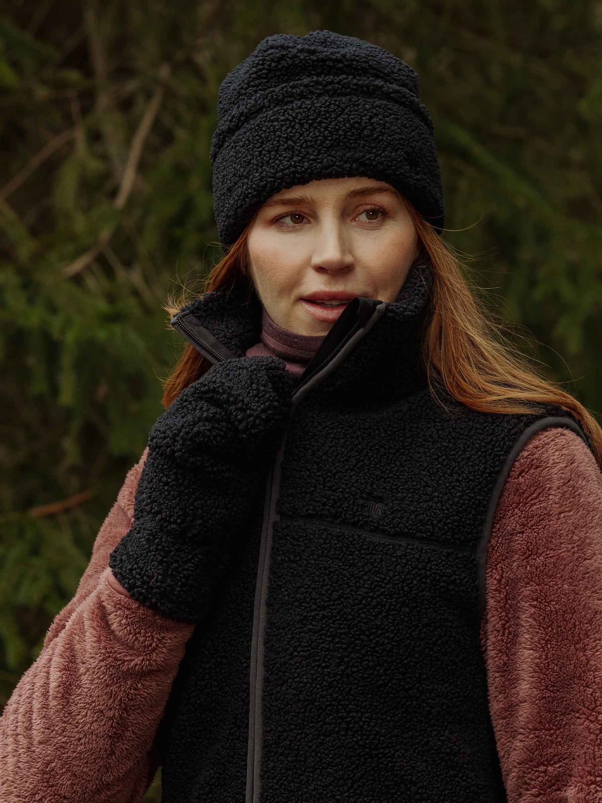 Lima Pile Mittens
