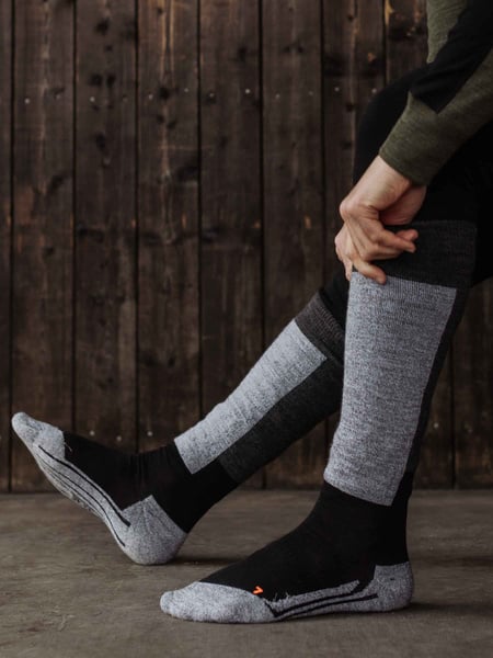 Wool Ski Sock 1-p