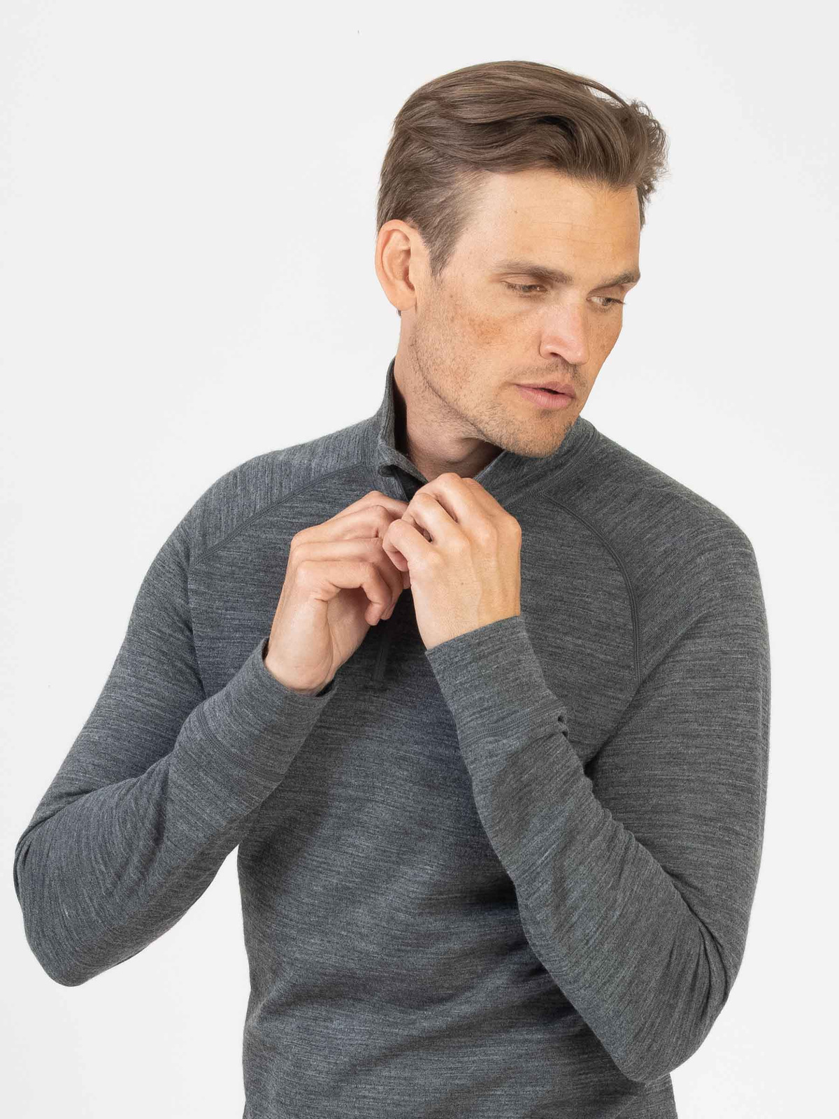 Merino Warm ½ Zip Men