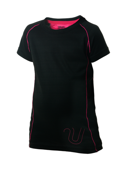 Pp T-Shirt Kid Pink Svart/Rosa