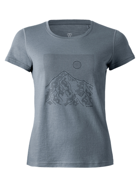 Merino Light Print Tee W