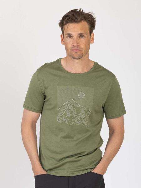 Merino Light Print Tee Men