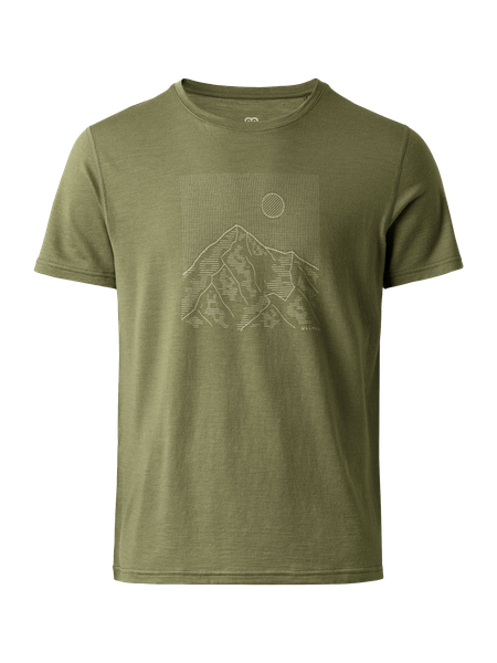 Merino Light Print Tee Men