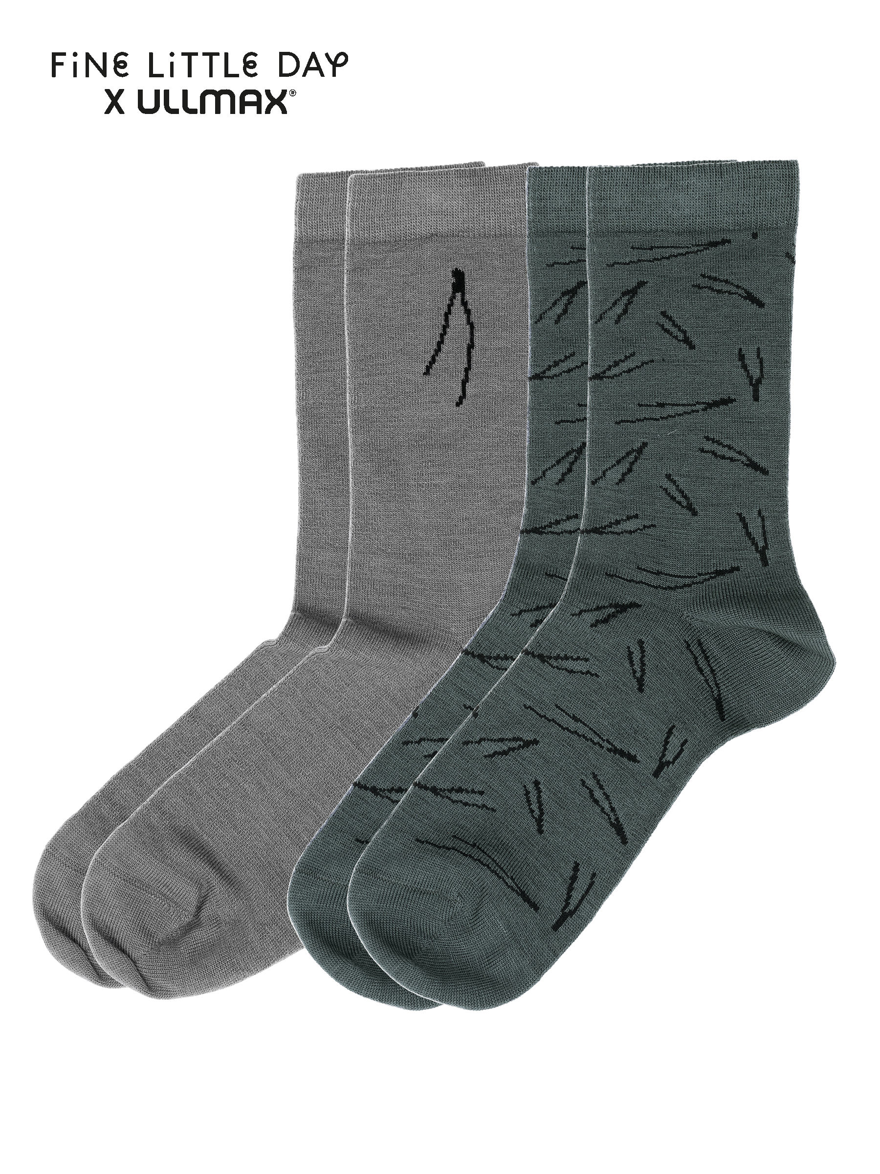 Ullmax Barr Wool Sock 2-P