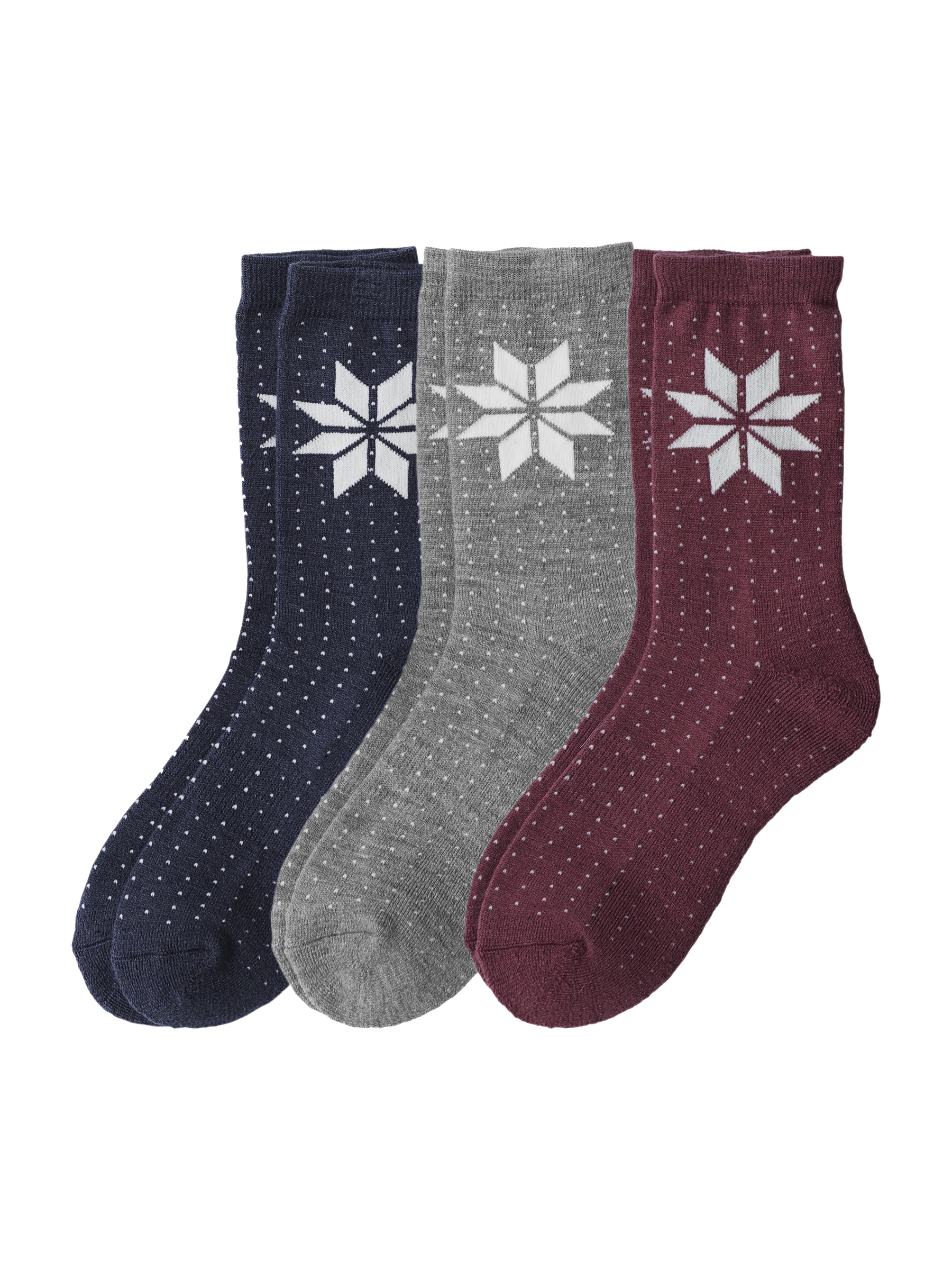 Wool Mix Socks 3-p