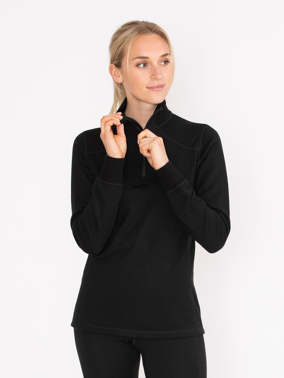 Woolterry &frac12; Zip W